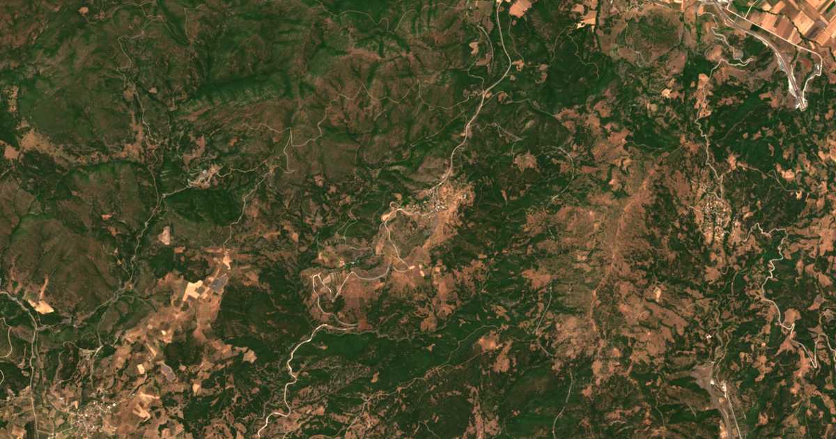 Mapa por satélite de Trílofon