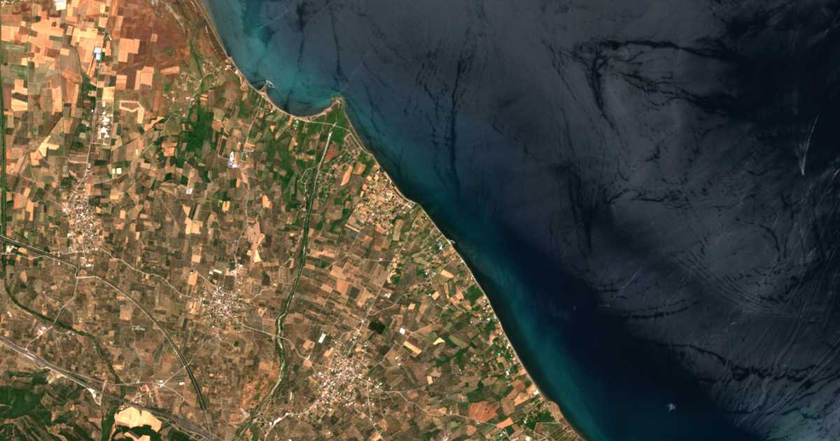 Mapa por satélite de Agía Aikateríni