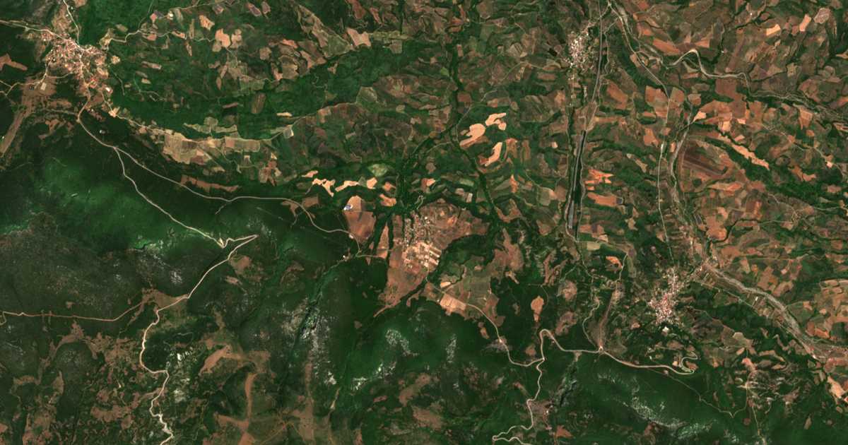 Mapa por satélite de Kallídromon