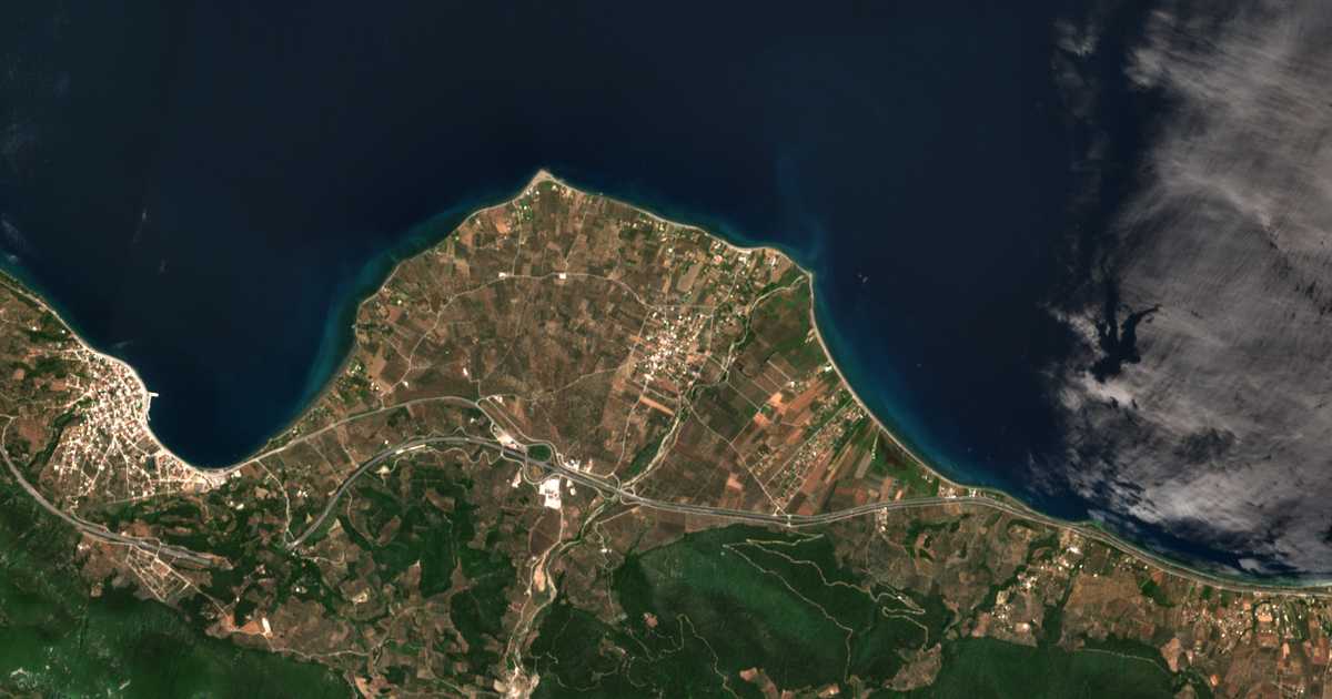 Mapa por satélite de Longós