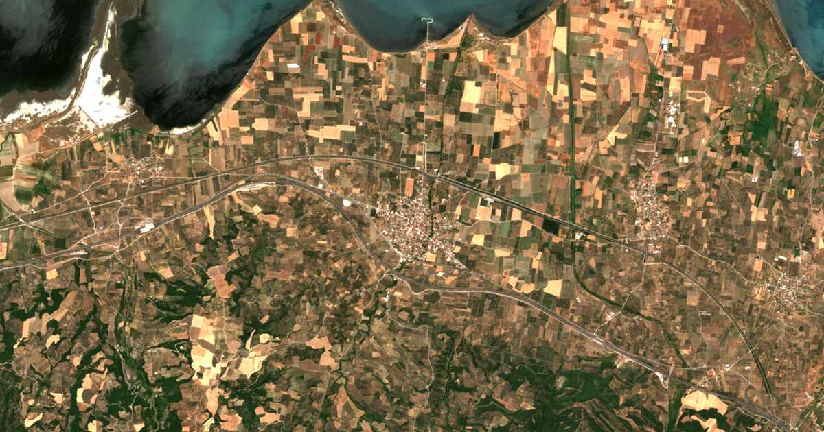 Mapa por satélite de Mólos