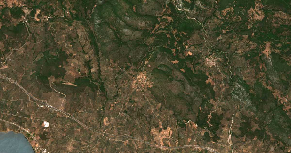 Mapa por satélite de Ánydron
