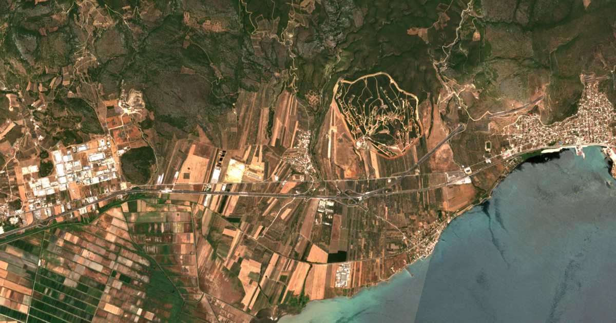 Mapa por satélite de Avlákion