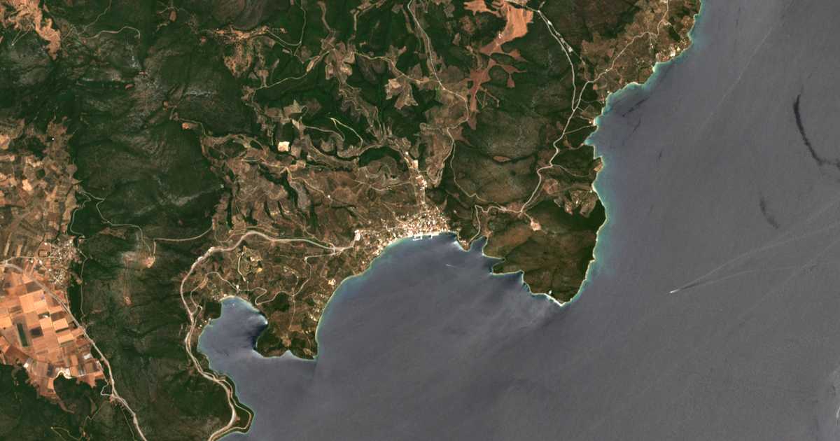 Mapa por satélite de Glýfa