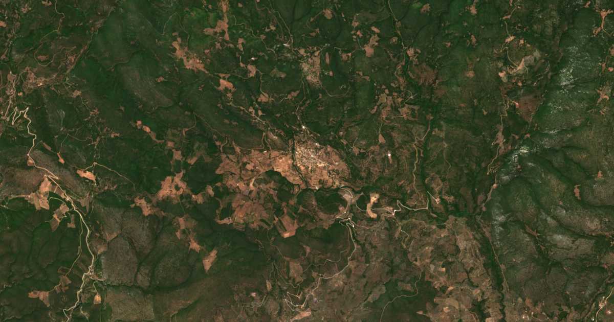 Mapa por satélite de Neráida