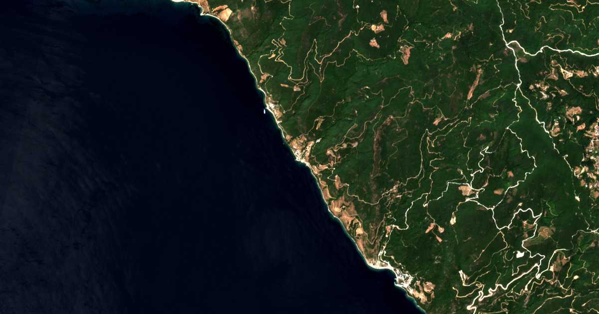 Mapa por satélite de Monasterio de Xenofonte