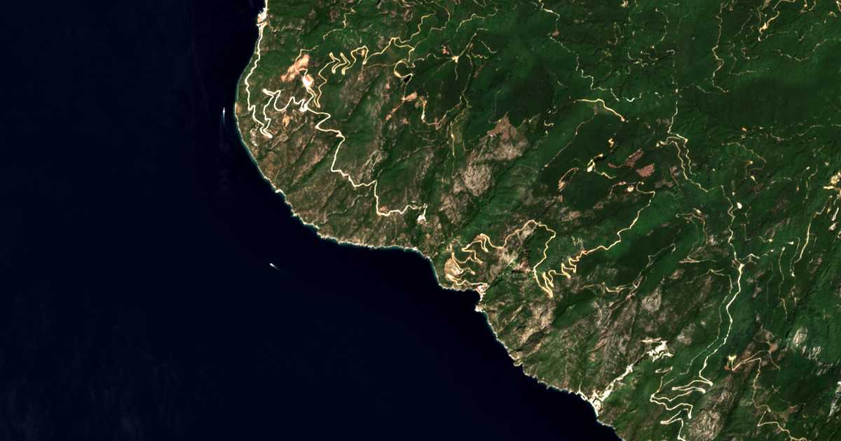Mapa por satélite de Monasterio de Simonos Petra