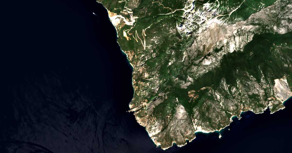 Mapa por satélite de Skíti Agías Ánnis