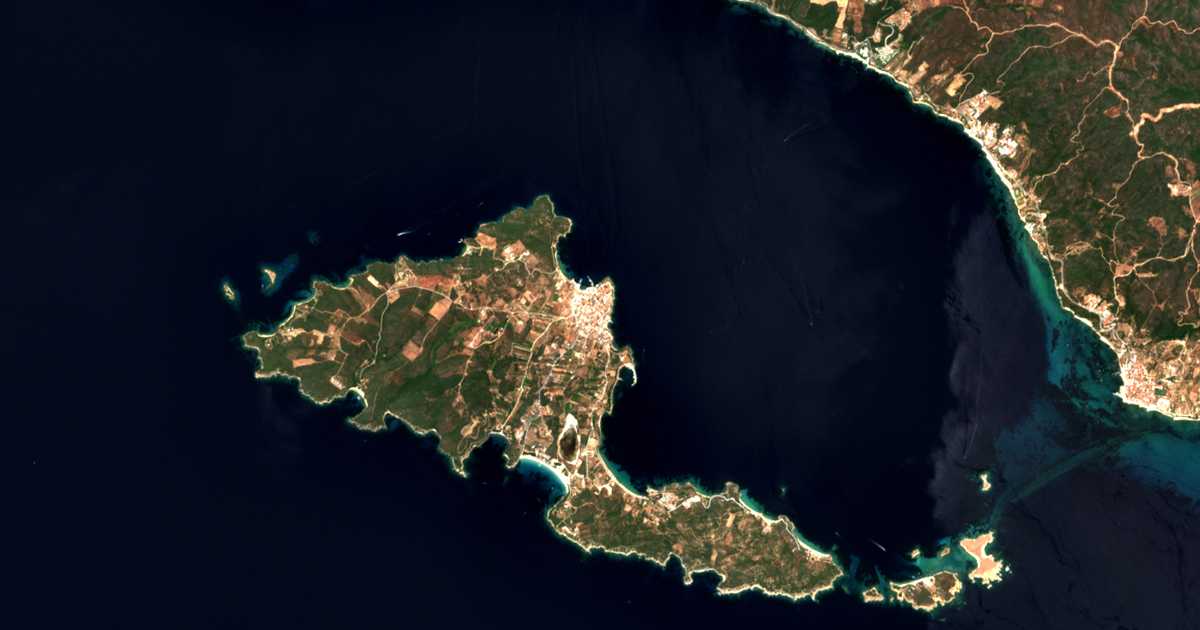Mapa por satélite de Ammoulianí