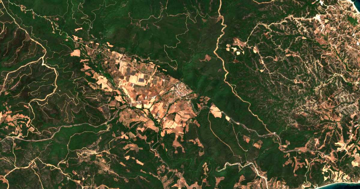 Mapa por satélite de Gomátion