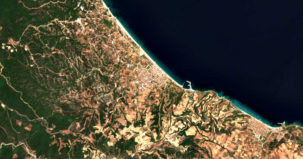 Mapa por satélite de Ierissós