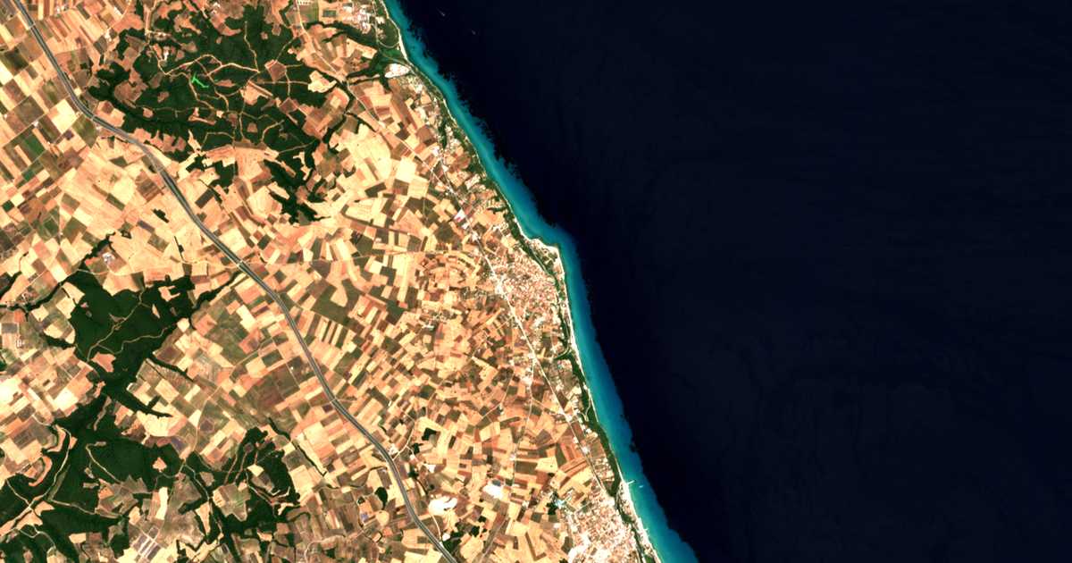 Mapa por satélite de Áfytos