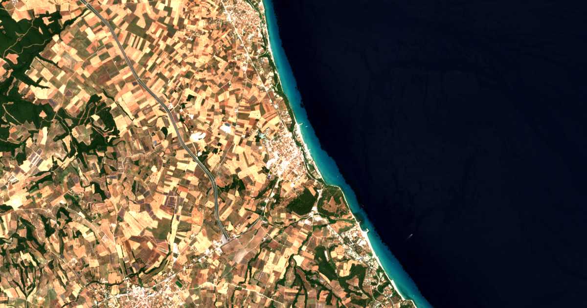 Mapa por satélite de Kallithea