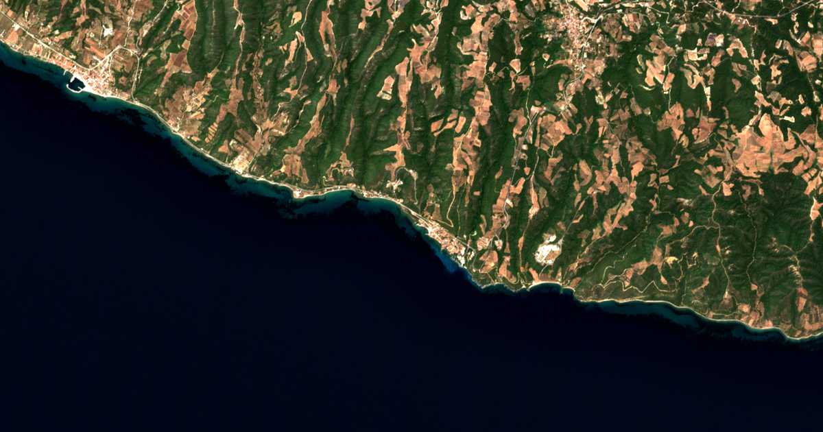 Mapa por satélite de Loutrá