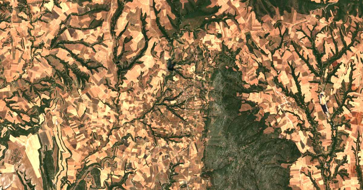 Mapa por satélite de Kríni
