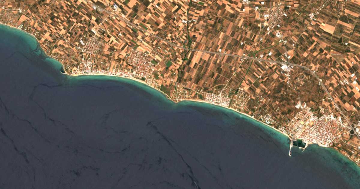 Mapa por satélite de Mouriés