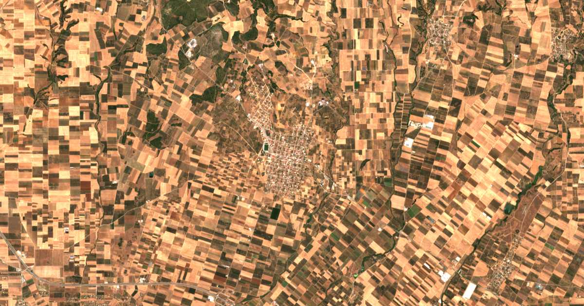 Mapa por satélite de Néa Tríglia