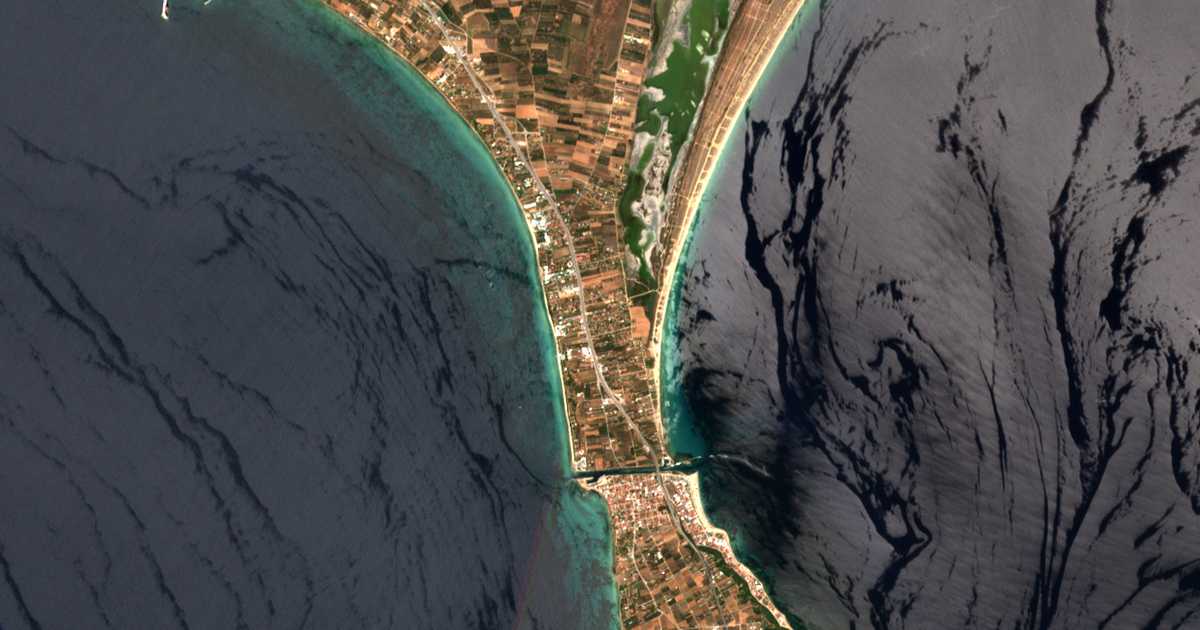 Mapa por satélite de Pórtes