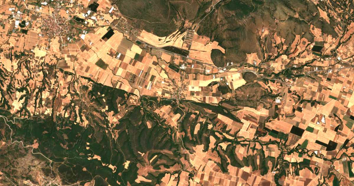 Mapa por satélite de Galarinós