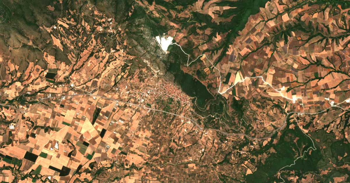 Mapa por satélite de Galatista