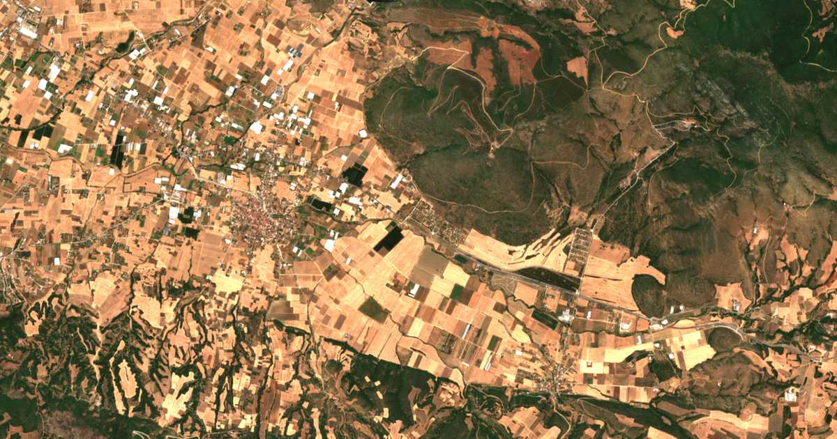 Mapa por satélite de Kiourktsóglou