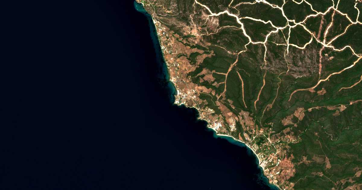 Mapa por satélite de Eliá