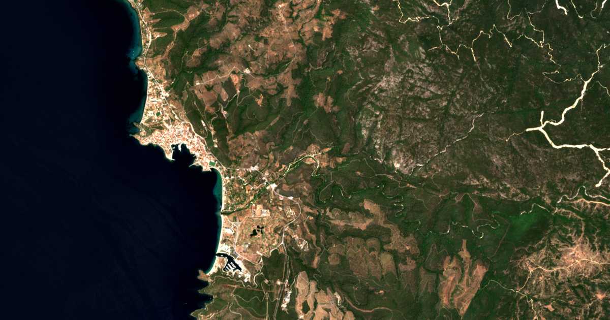 Mapa por satélite de Ímeri Eliá