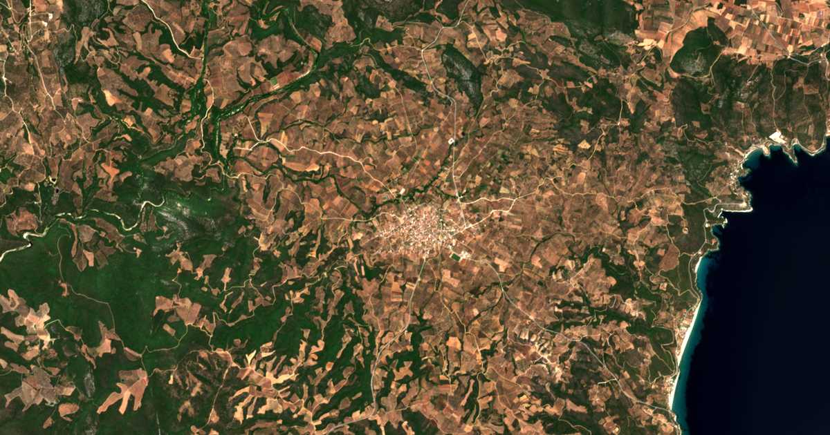 Mapa por satélite de Metagkítsion