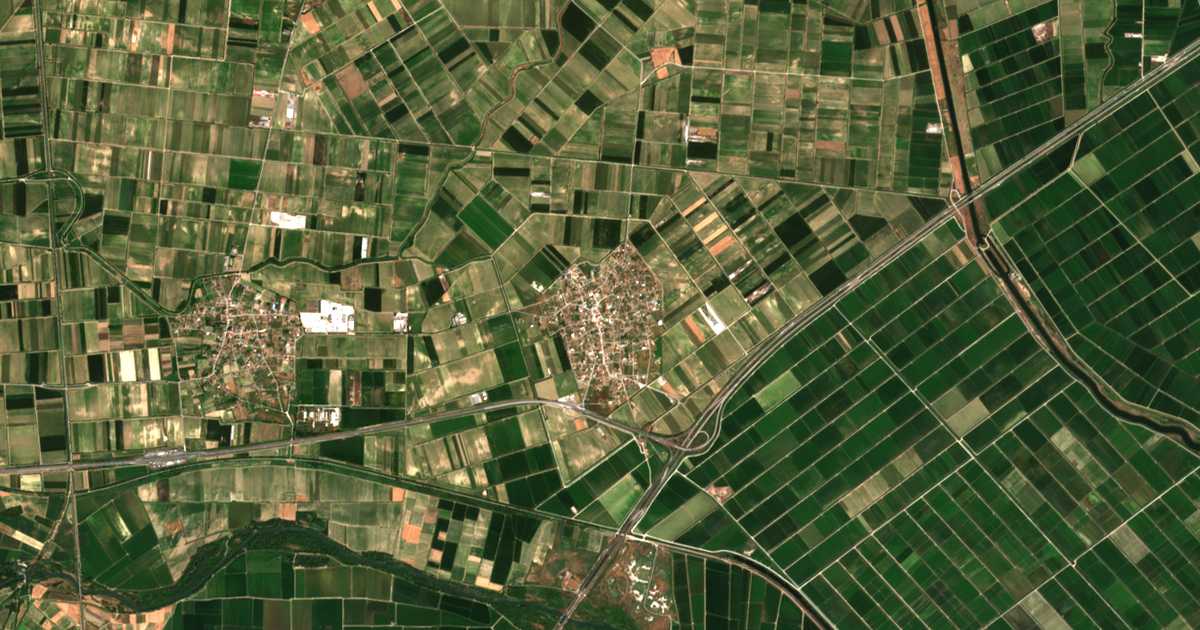 Mapa por satélite de Kleidíon