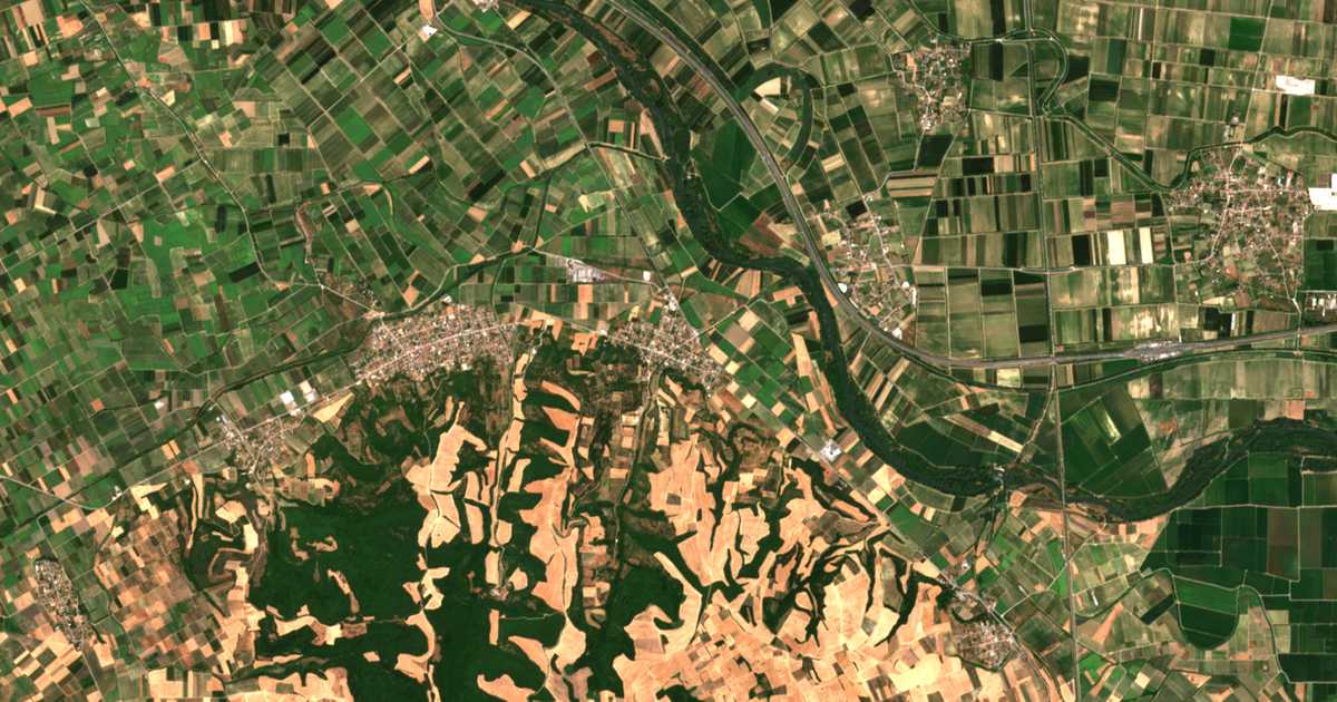 Mapa por satélite de Kypséli