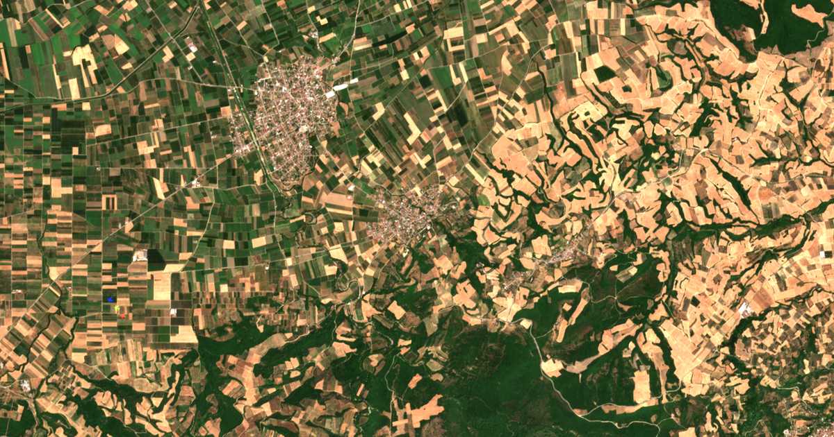 Mapa por satélite de Neókastron