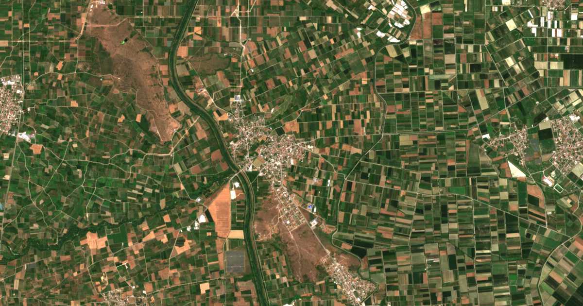 Mapa por satélite de Angelochórion