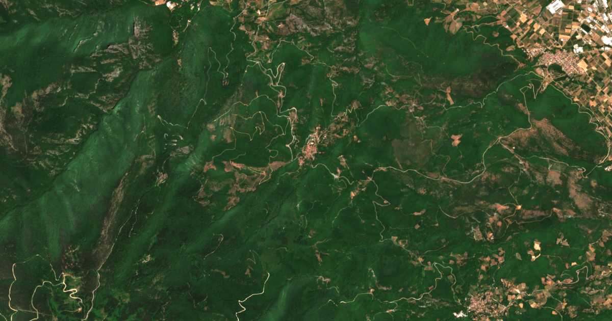 Mapa por satélite de Arkochórion