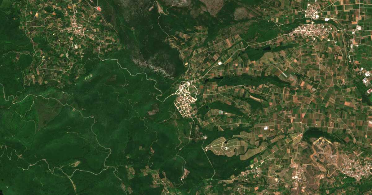 Mapa por satélite de Giannakochórion