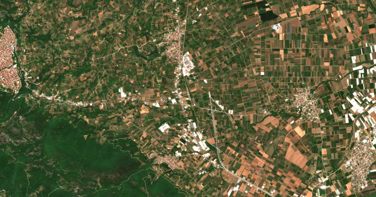 Mapa por satélite de Stathmós