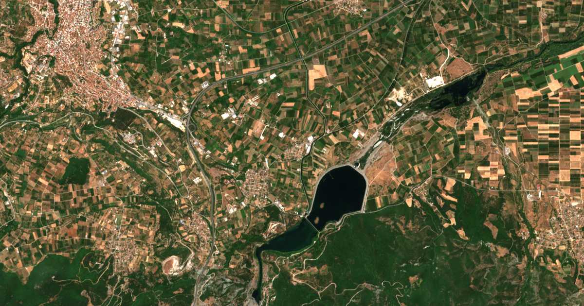 Mapa por satélite de Ámmos