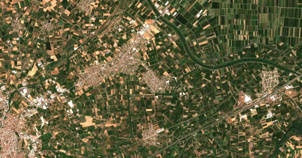 Mapa por satélite de Diavatós