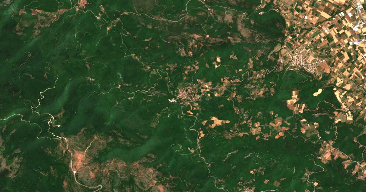 Mapa por satélite de Fyteía