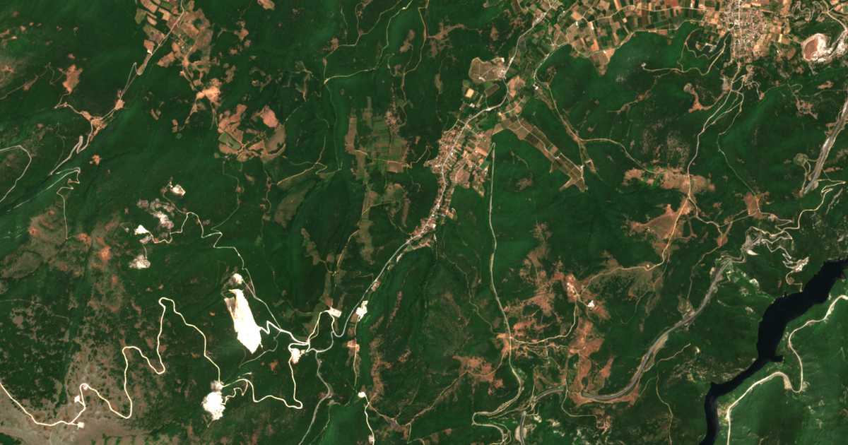 Mapa por satélite de Georgianoí
