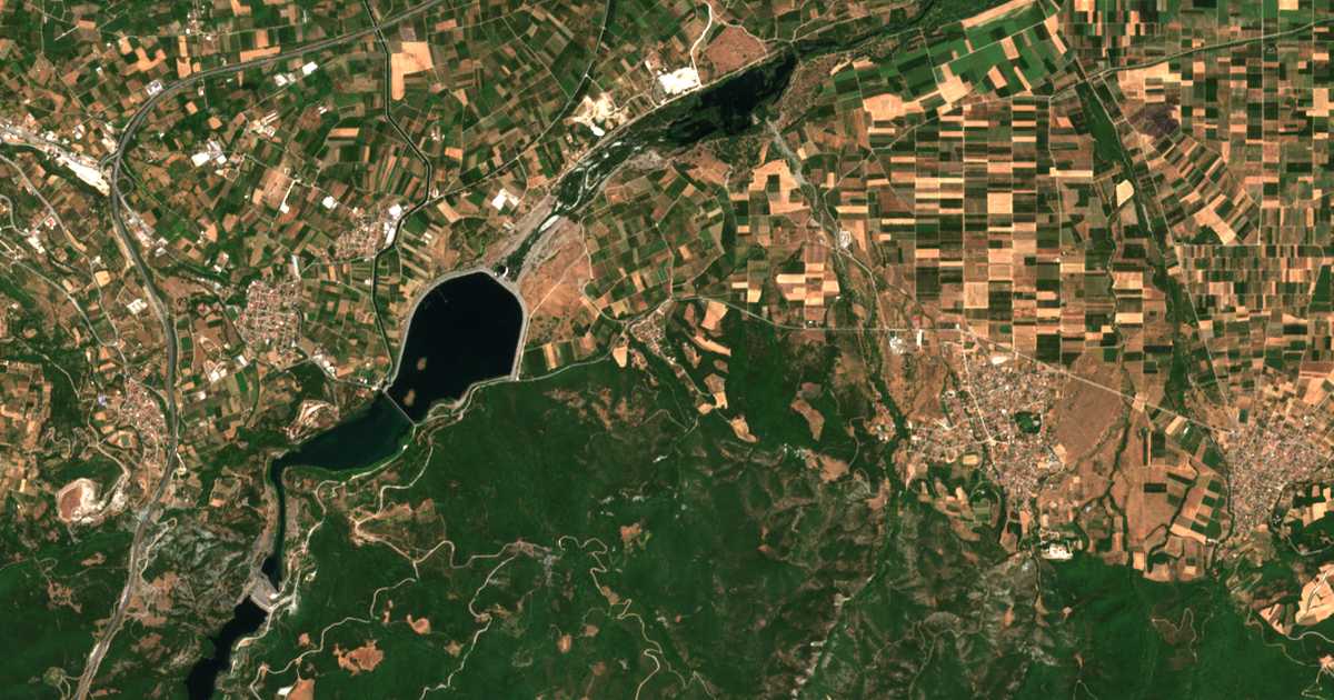 Mapa por satélite de Metóchion Prodrómou