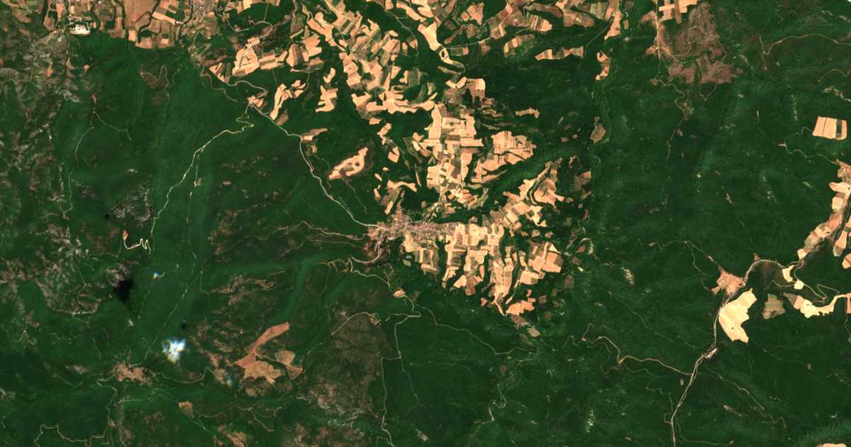Mapa por satélite de Sykia