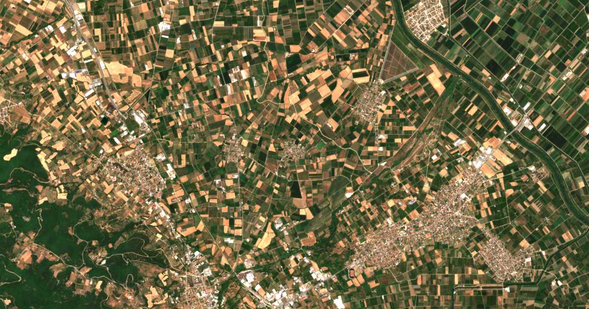 Mapa por satélite de Tagarochórion
