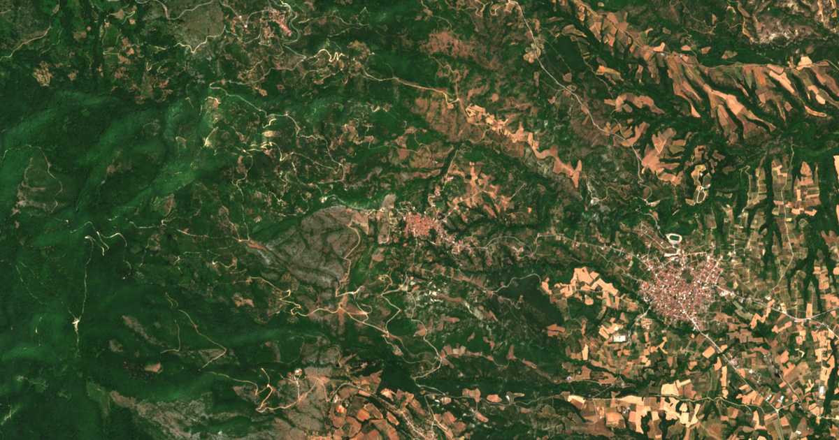 Mapa por satélite de Griva, Kilkis