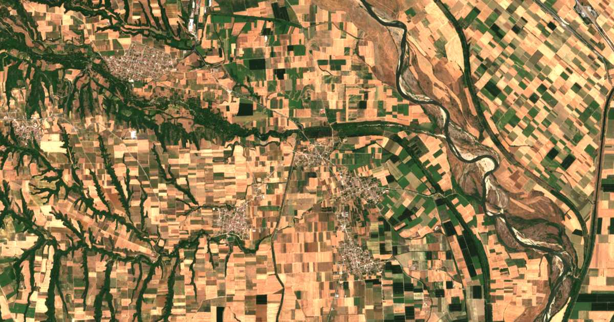 Mapa por satélite de Kampochórion