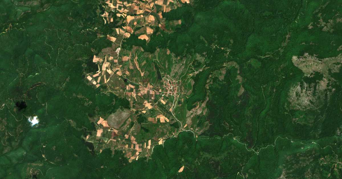 Mapa por satélite de Livádia