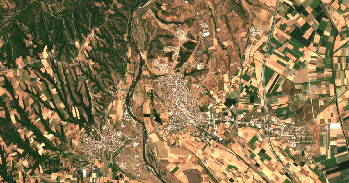 Mapa por satélite de Polikastro