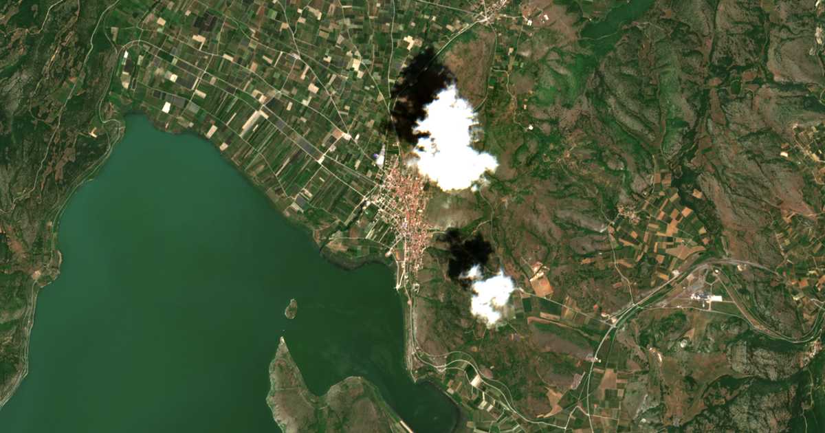 Mapa por satélite de Arnissa
