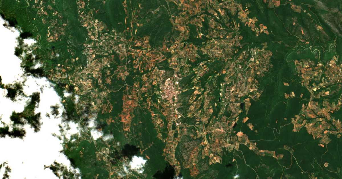 Mapa por satélite de Keraséai