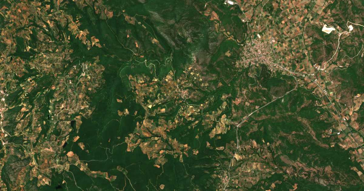 Mapa por satélite de Margaríta
