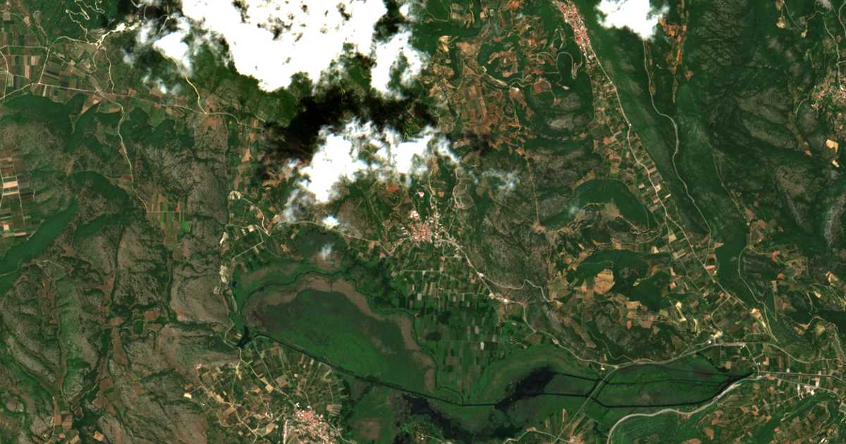 Mapa por satélite de Nisíon
